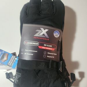 ZeroXposur Black Ski Gloves